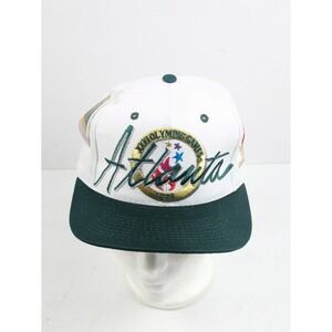 Vintage 1996 Atlanta Olympics XXVI Olympiad White Snapback Hat The Game Tags